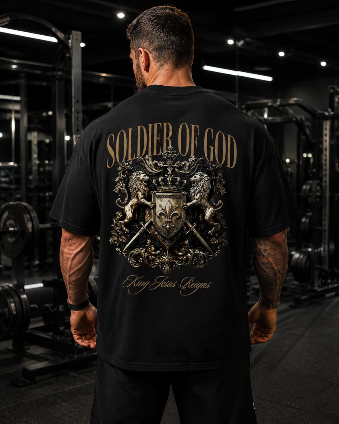 SOLDIER OF GOD - Oversized T-Shirt