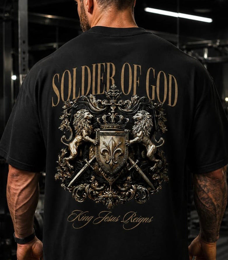 SOLDIER OF GOD - Oversized T-Shirt