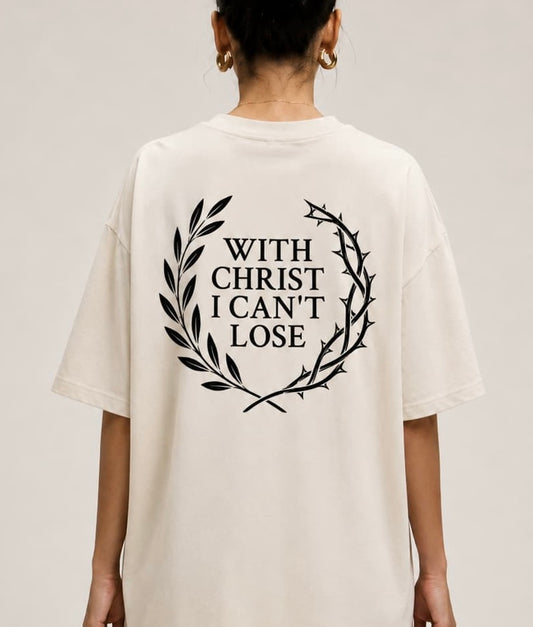WITH CHRIST - Oversized T-Shirt