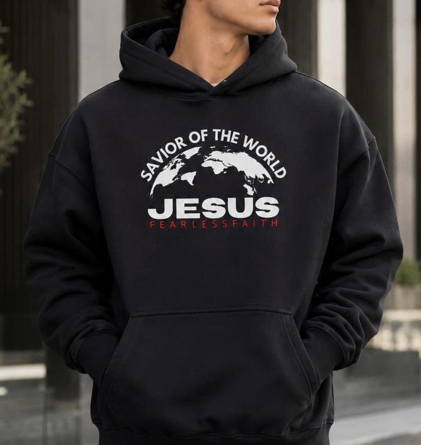 SAVIOR OF THE WORLD - Oversized Hoodie
