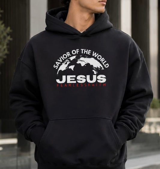 SAVIOR OF THE WORLD - Oversized Hoodie