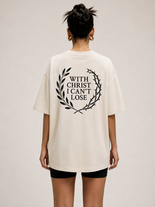 WITH CHRIST - Oversized T-Shirt