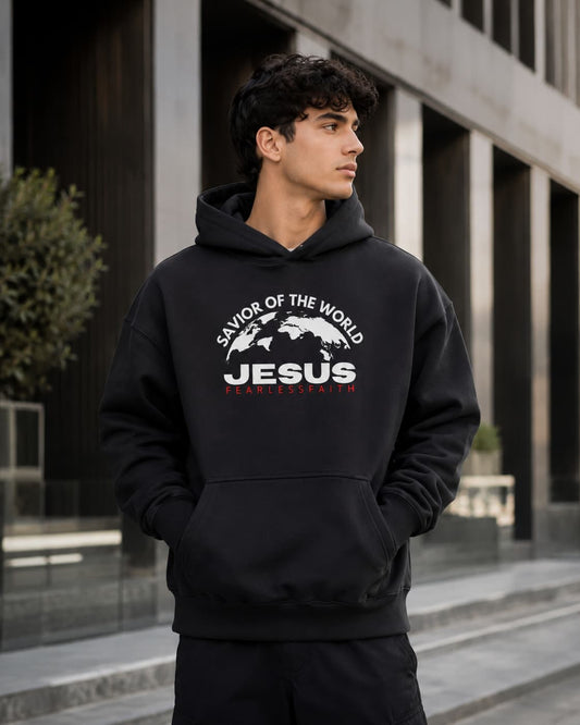 SAVIOR OF THE WORLD - Oversized Hoodie
