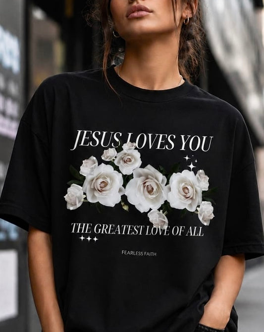 JESUS LOVES YOU - Oversized T-Shirt