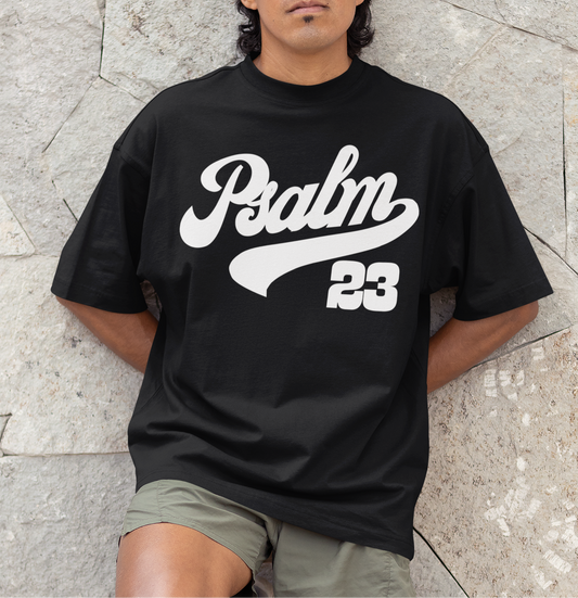 Psalm 23 - Frontprint,  Oversized Shirt.
