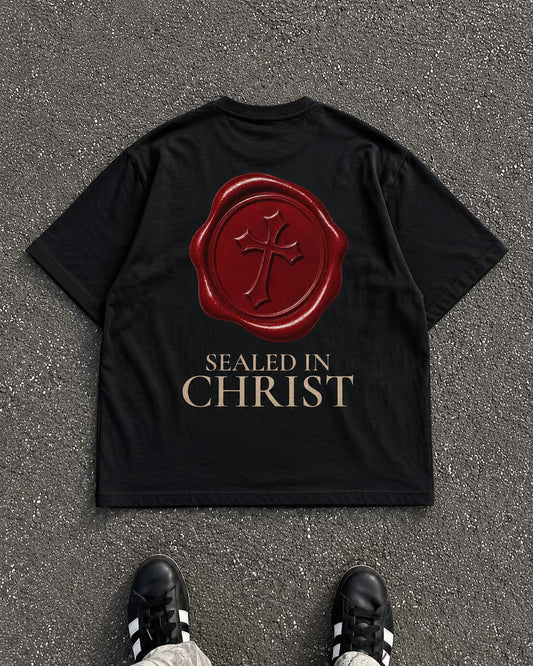 SEALED IN CHRIST - Oversized T-Shirt