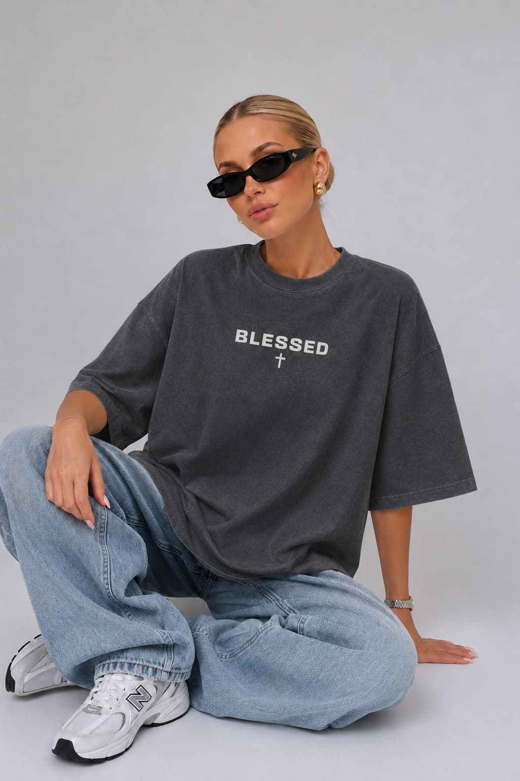 BLESSED - Oversized T-Shirt