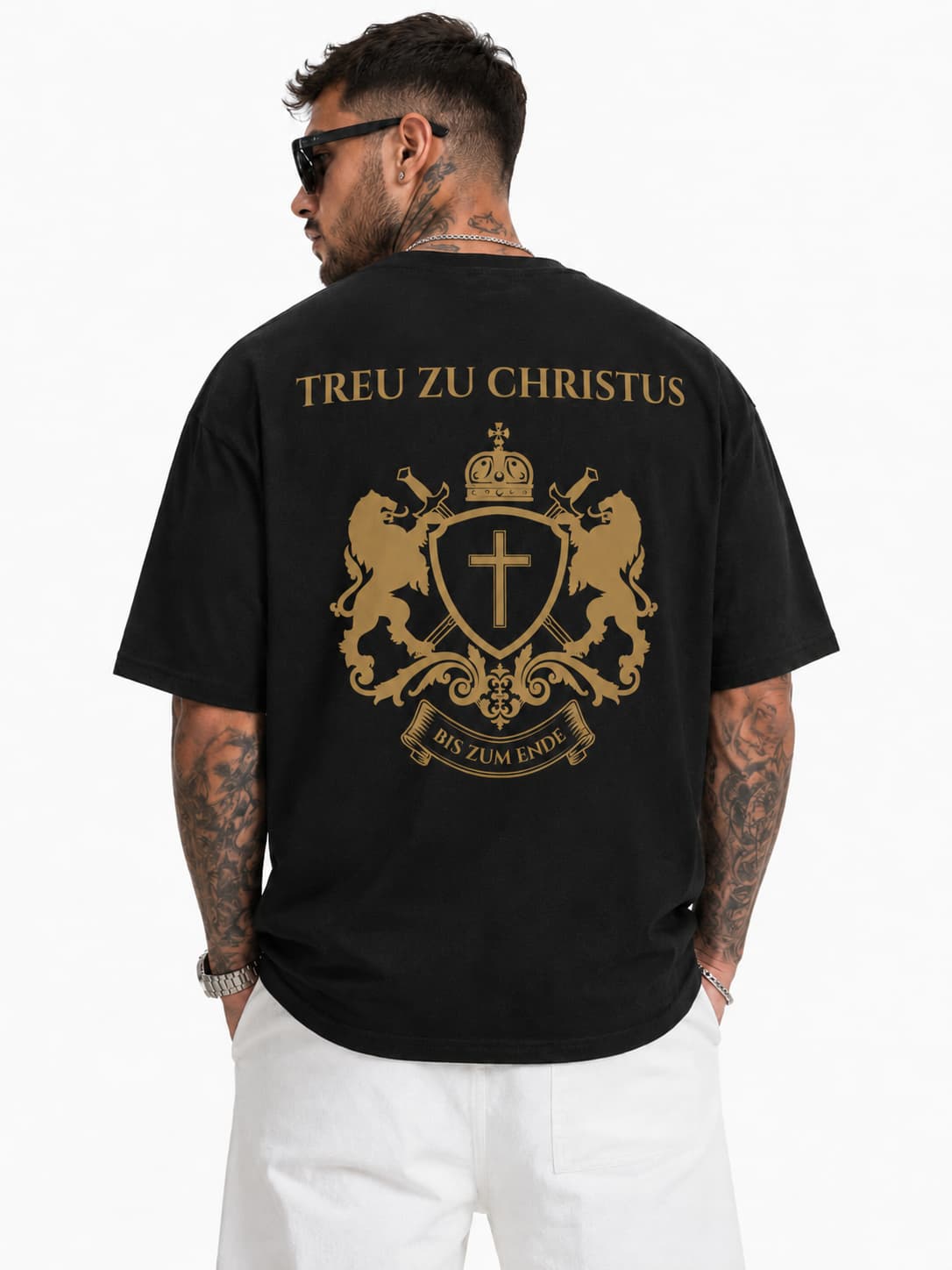 TREU ZU CHRISTUS - Oversized T-Shirt