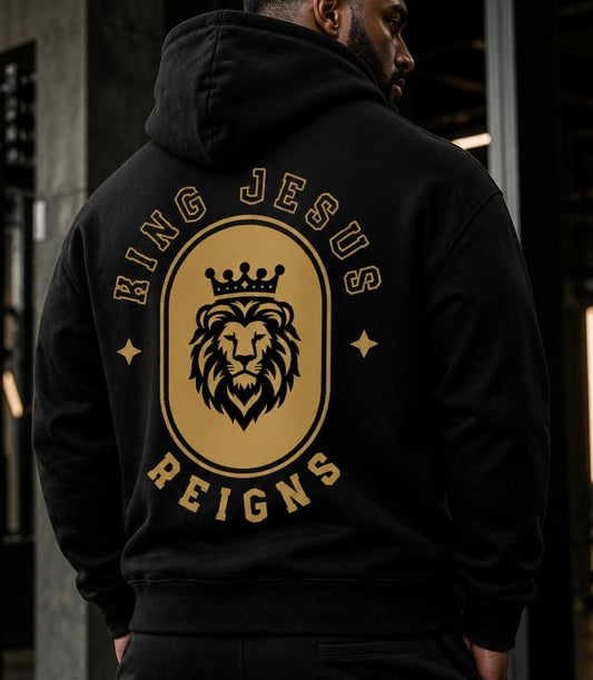 KING JESUS REIGNS - Oversized Hoodie