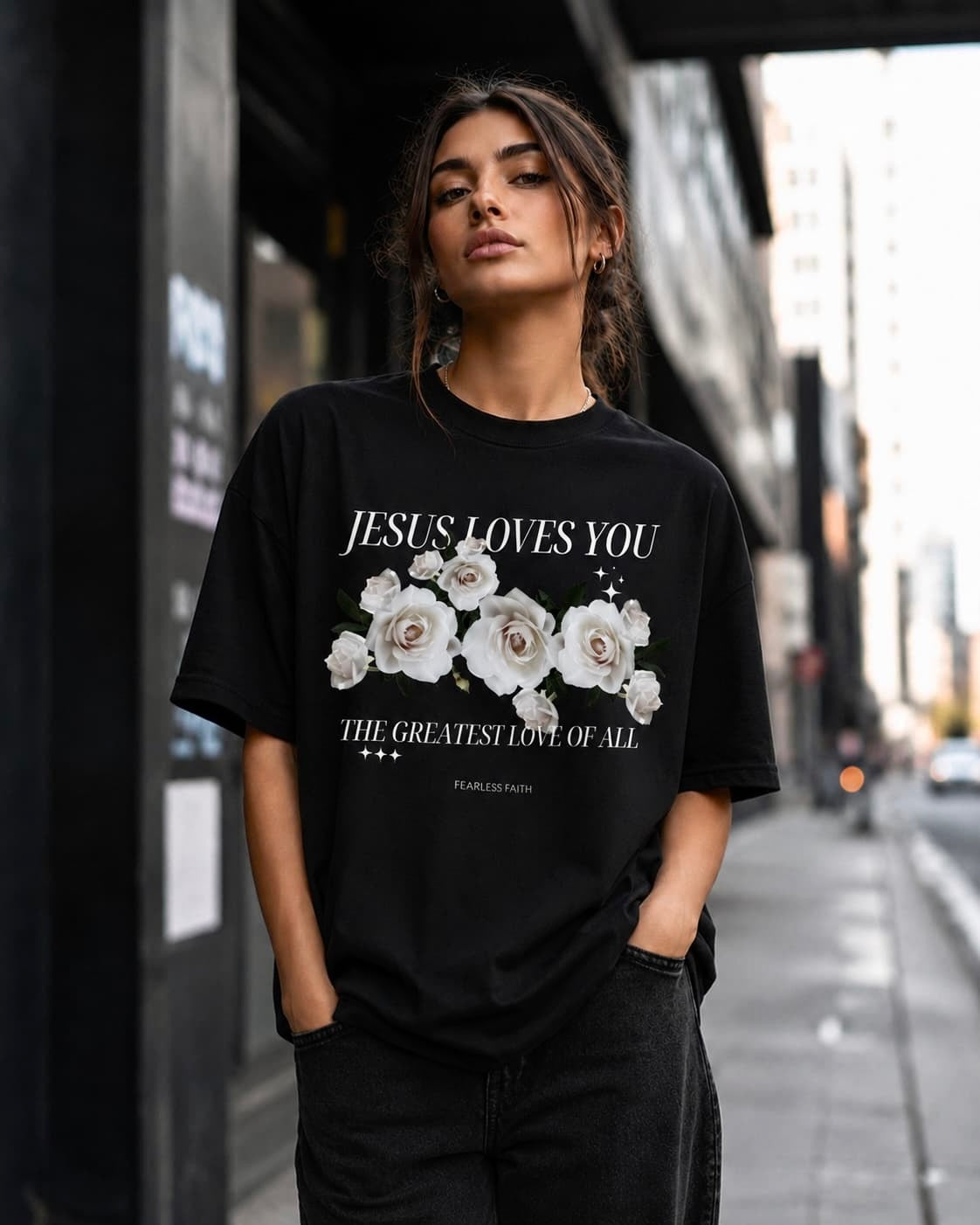 JESUS LOVES YOU - Oversized T-Shirt