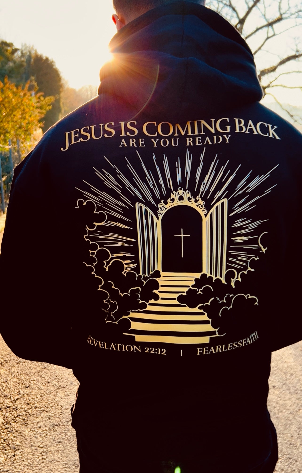 JESUS IS COMING BACK - Backprint, Oversized Hoodie.