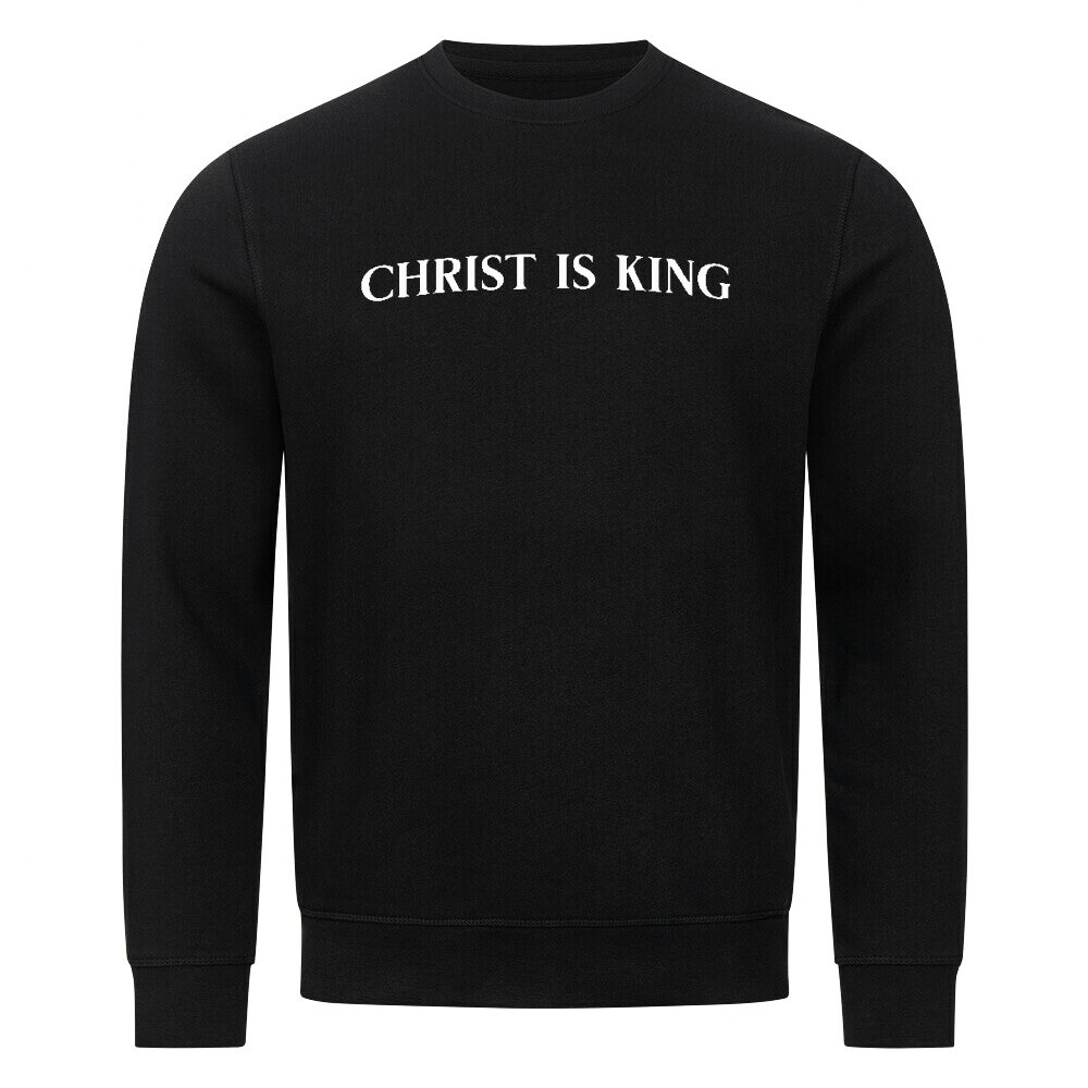 Christ Is King - Front & Backprint, Premium  Sweatshirt.