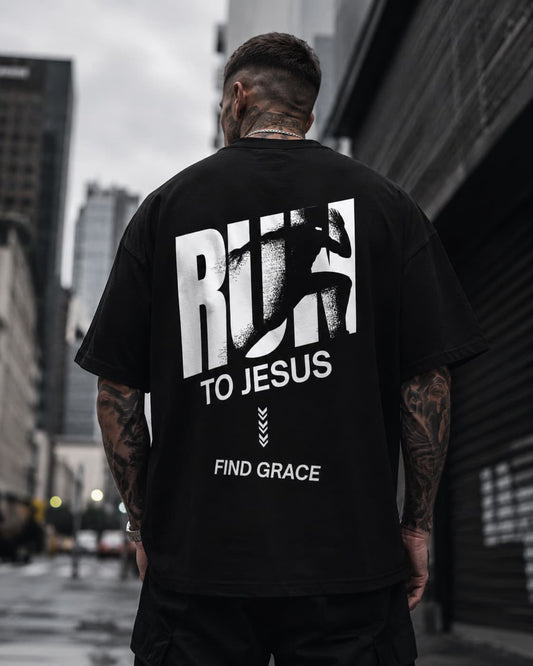 RUN TO JESUS - Oversized T-Shirt