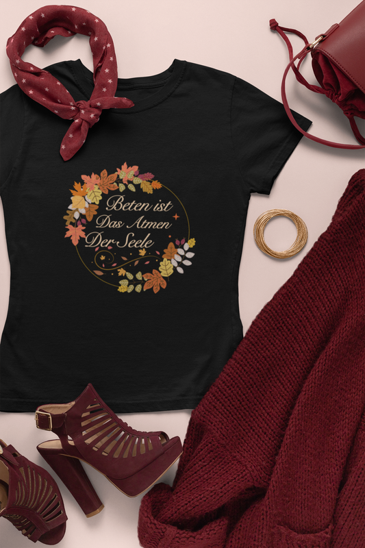 Beten ist das Atmen der Seele - Frontprint, Premium Shirt Women.