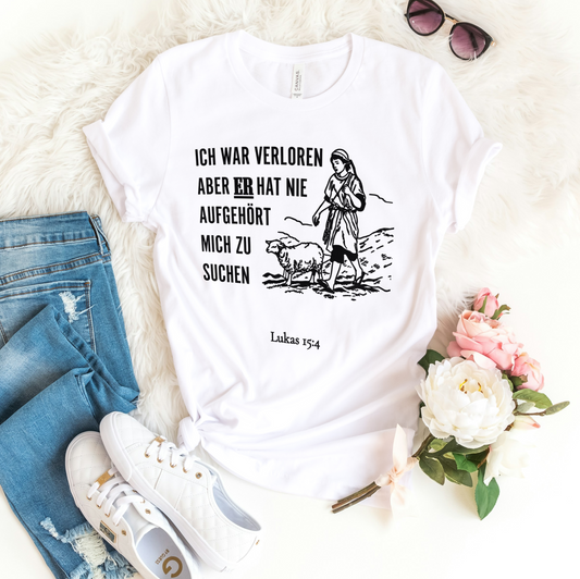 Ich war verloren, klassisch - Frontprint, Premium  Shirt Women.