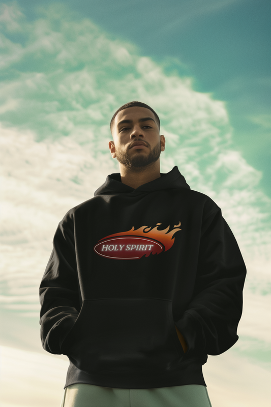 Holy Spirit - Frontprint, Oversized Hoodie.