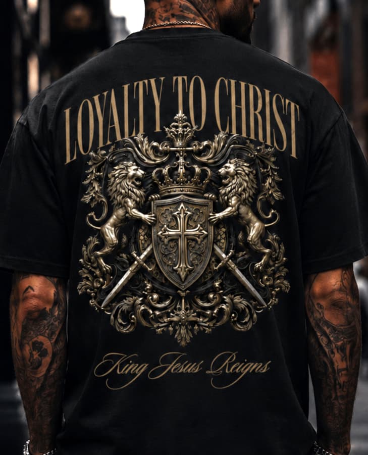 LOYALTY TO CHRIST - Oversized T-Shirt