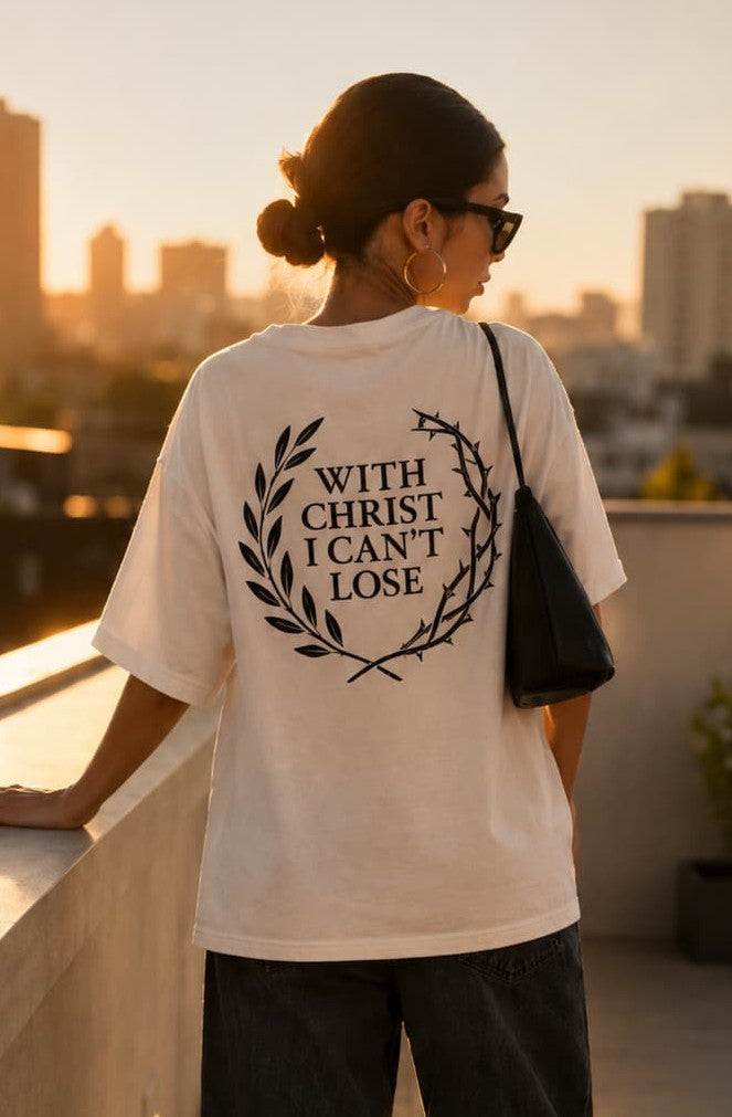 WITH CHRIST - Oversized T-Shirt