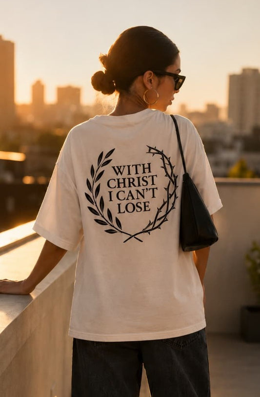 WITH CHRIST - Oversized T-Shirt