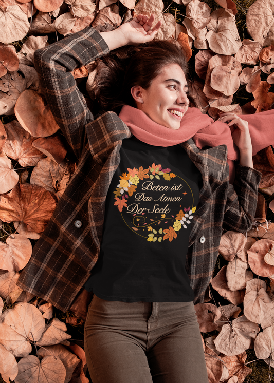 Beten ist das Atmen der Seele - Frontprint, Premium Shirt Women.